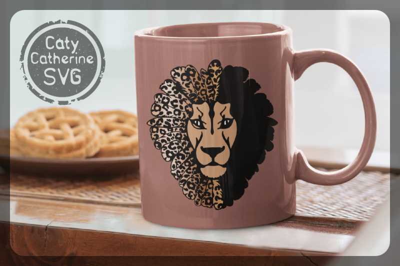 lion-head-with-animal-leopard-print-feathered-mane-svg-cut-file