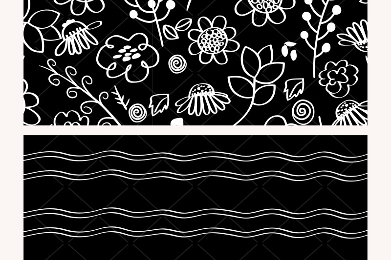 wild-flowers-digital-paper-seamless-hearts-background-pattern