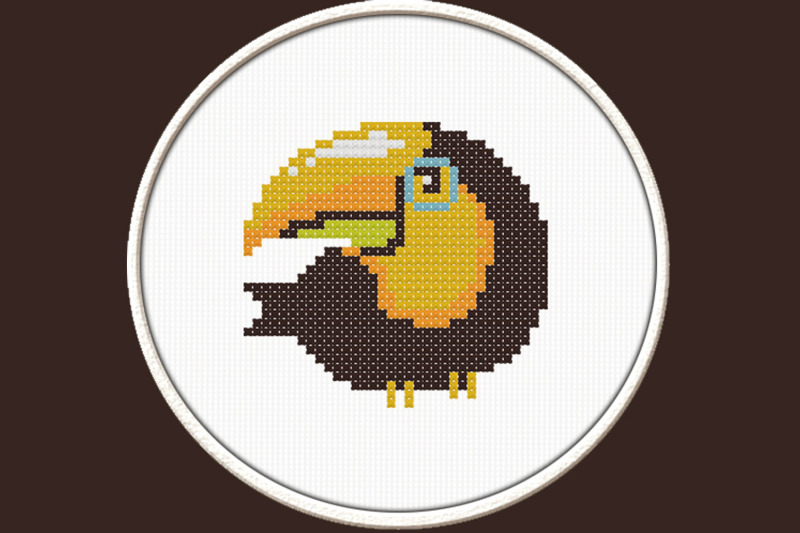 round-toucan-pdf-downloadable-printable-cross-stitch-pattern