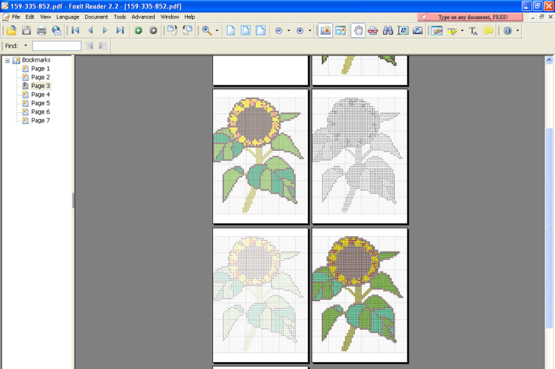 sunflower-pdf-downloadable-printable-cross-stitch-pattern