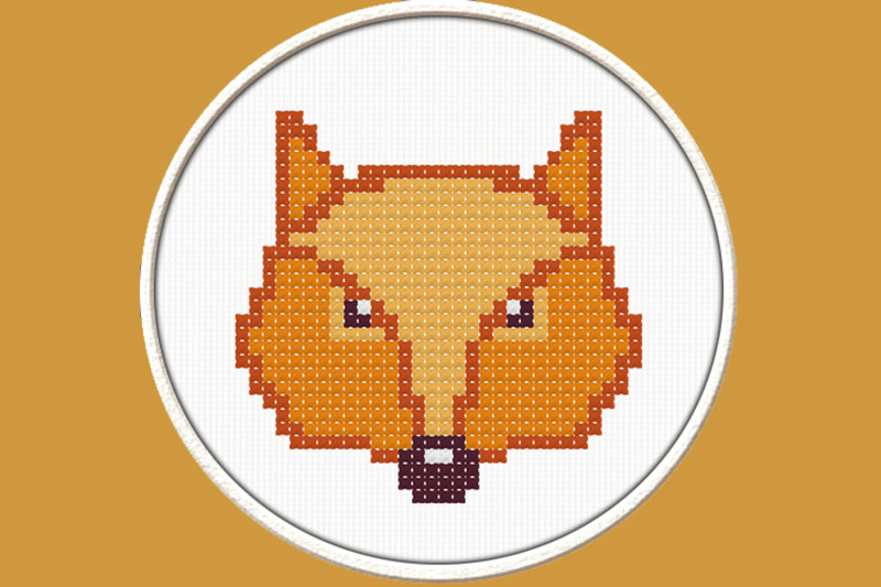 fox-face-pdf-downloadable-printable-cross-stitch-pattern