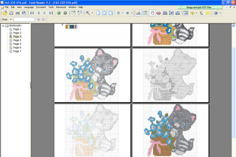 kitten-and-forget-me-not-pdf-downloadable-printable-cross-stitch-pat