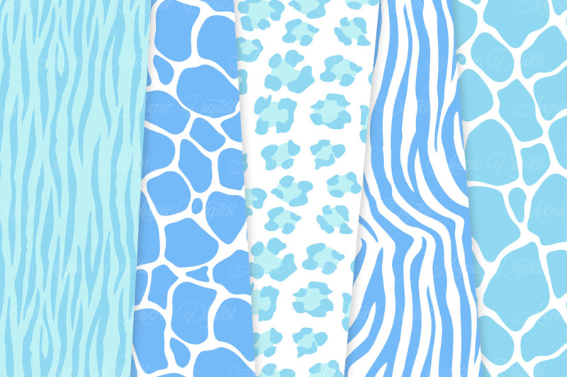 baby-blue-animal-print-digital-paper-seamless-vector-patterns