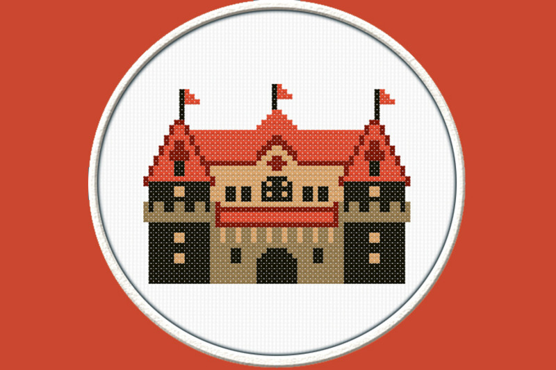 orange-castle-pdf-downloadable-printable-cross-stitch-pattern