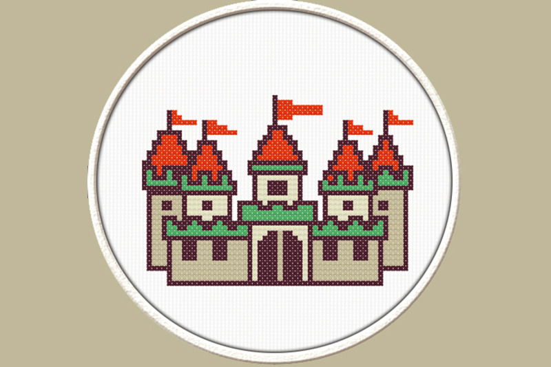 knight-039-s-castle-pdf-downloadable-printable-cross-stitch-pattern