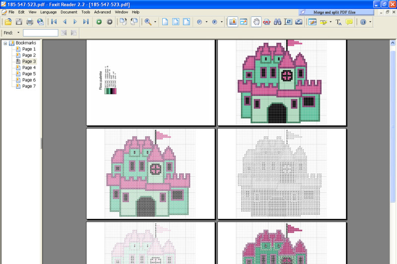 turquoise-castle-pdf-downloadable-printable-cross-stitch-pattern