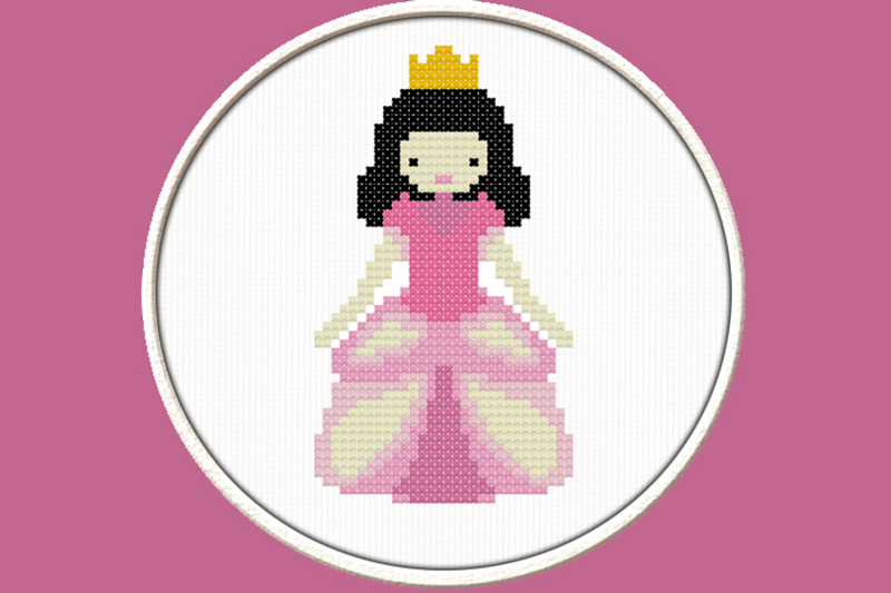 little-princess-in-pink-pdf-downloadable-printable-cross-stitch-patt