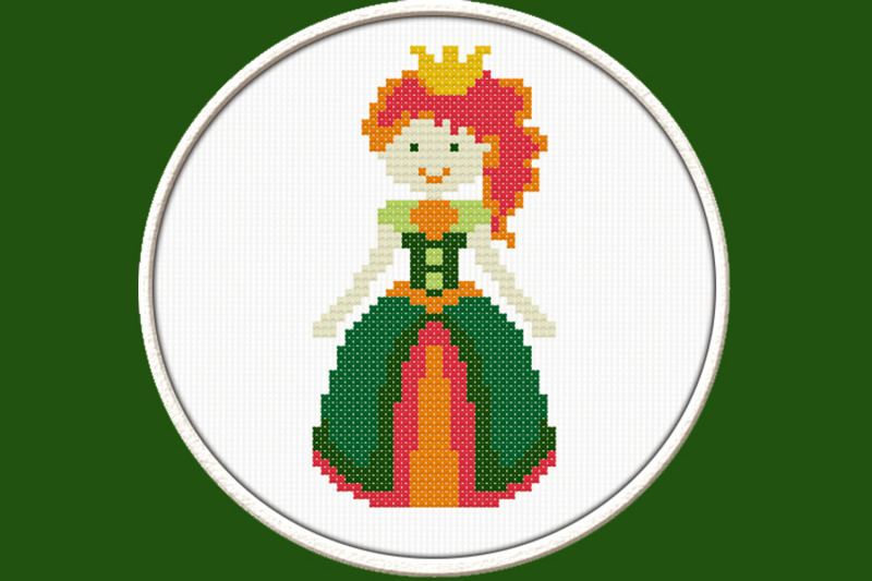 little-princess-in-green-pdf-downloadable-printable-cross-stitch-pa