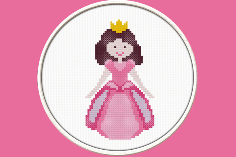 little-princess-in-rosy-pdf-downloadable-printable-cross-stitch-patt