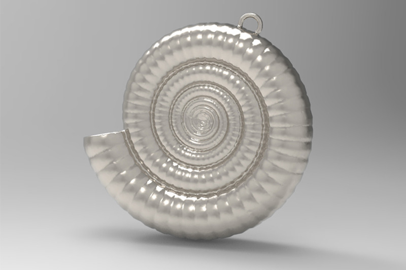 clamshell-ammonite-charm-3d-model-3d-printing-pendant