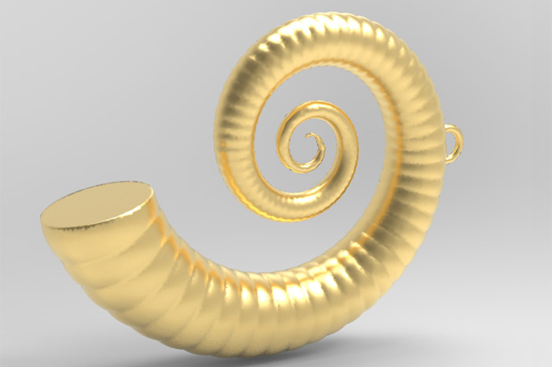 cockleshell-snail-mollusc-charm-3d-model-3d-printing-charm