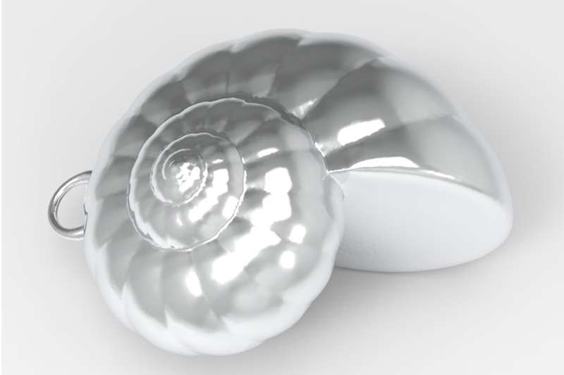 shell-set-9-snail-pendant-3d-models-3d-printing-charms