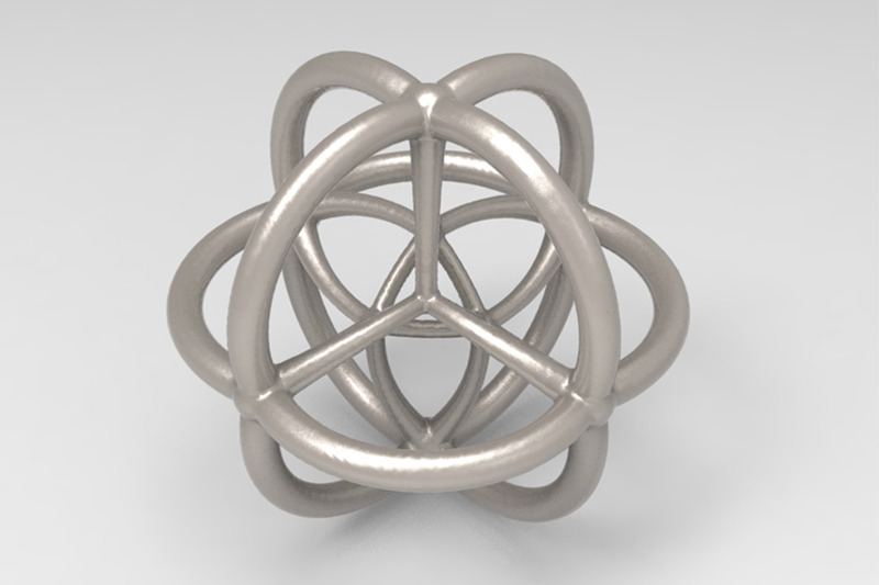 coxeter-polytope-bead-scientific-math-art-pendant-3d-model