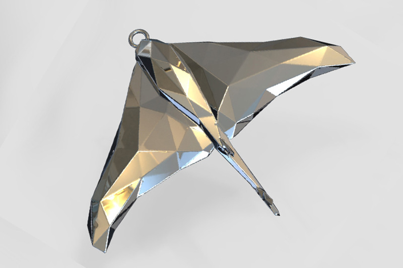 stingray-ocean-charm-3d-model-faceted-printing-pendant