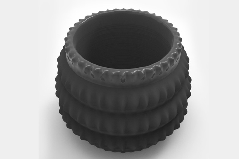 barrel-geometric-plant-3d-printing-flowerpot