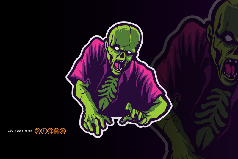 horror-zombie-terror-attack-illustrations