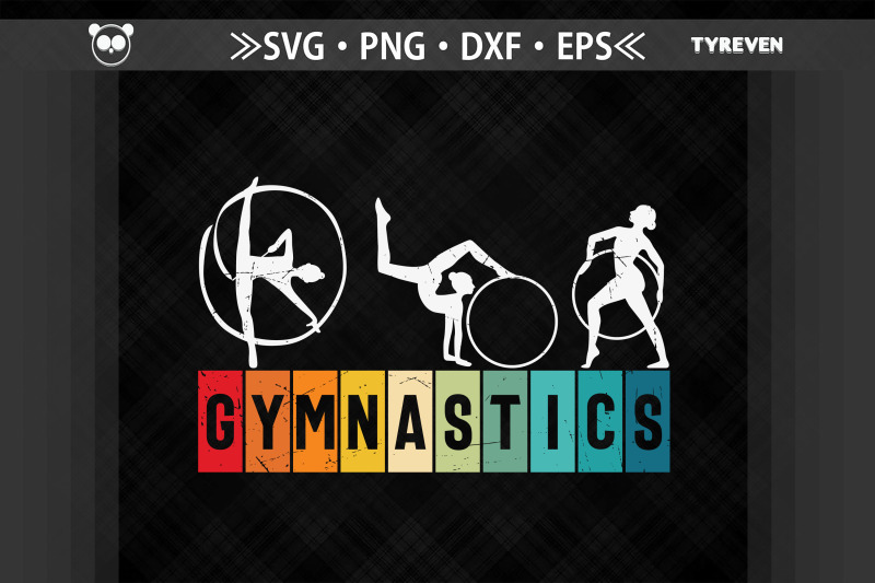 gymnastics-retro-vintage-design