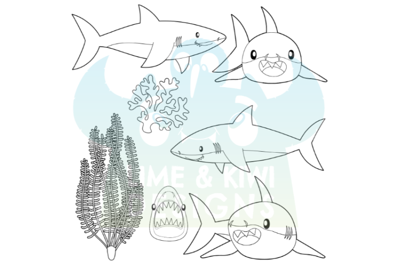 blue-sharks-digital-stamps-lime-and-kiwi-designs
