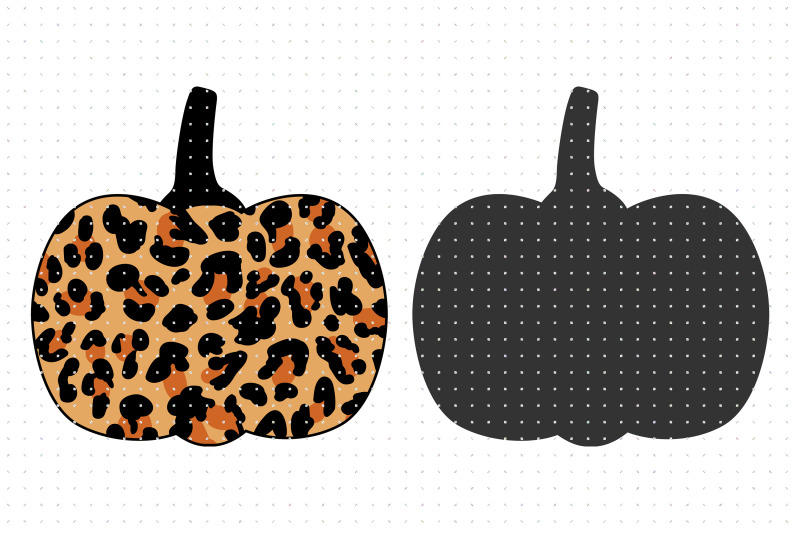 leopard-pattern-pumpkin-svg