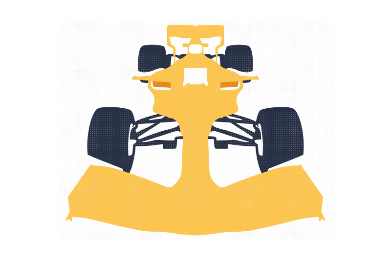 yellow-race-car-svg