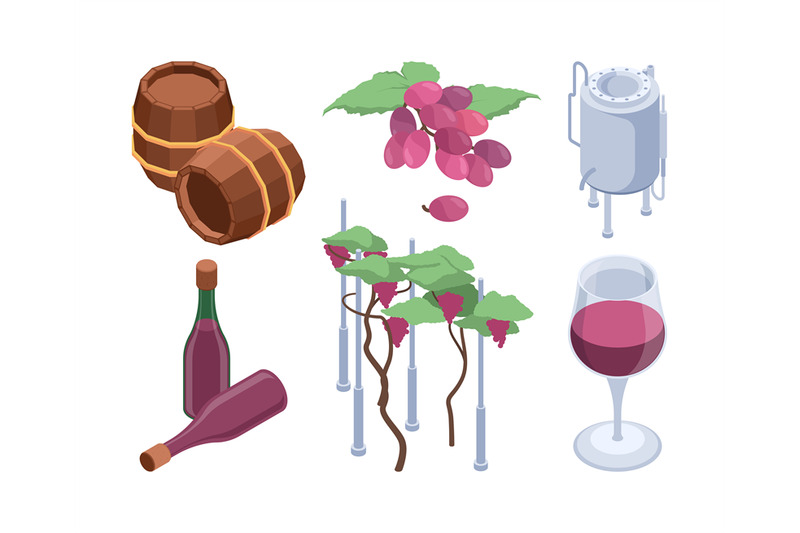 winery-isometric-vineyard-technology-processes-barrels-for-grape-peop