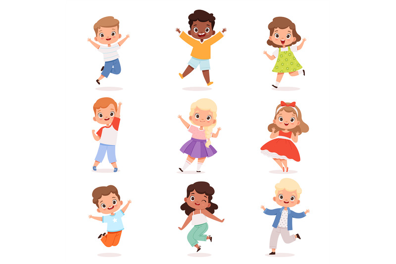 happy-childrens-cute-playing-kids-in-action-poses-vector-boys-and-gir