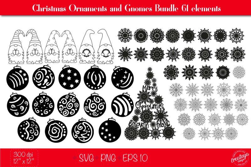 christmas-gnomes-svg-with-snowflake-and-christmas-ornaments-svg