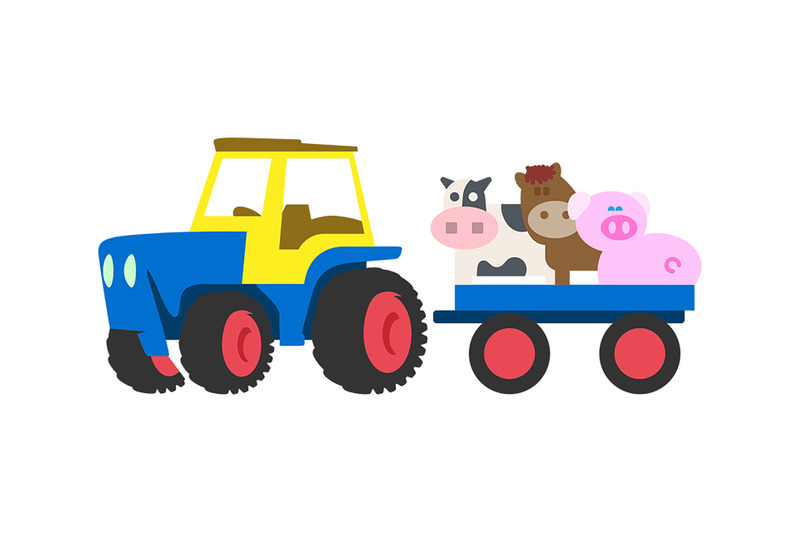 tractor-with-farm-animals-svg