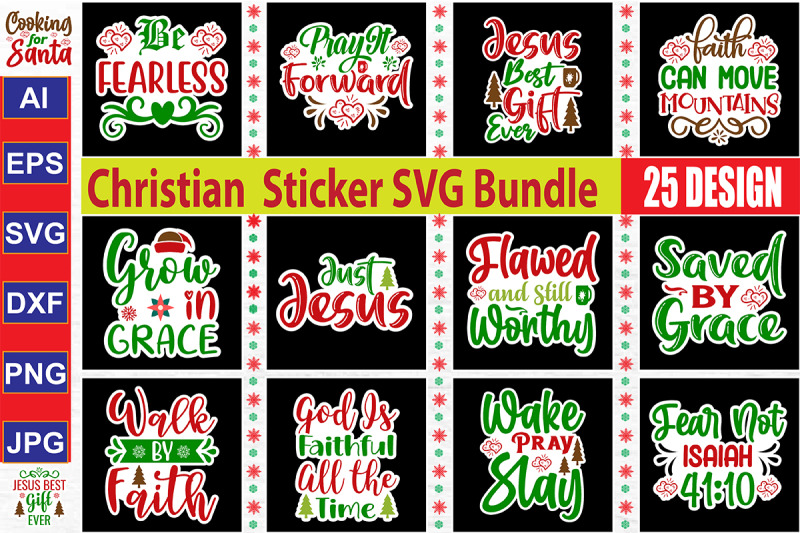 christian-sticker-svg-bundle