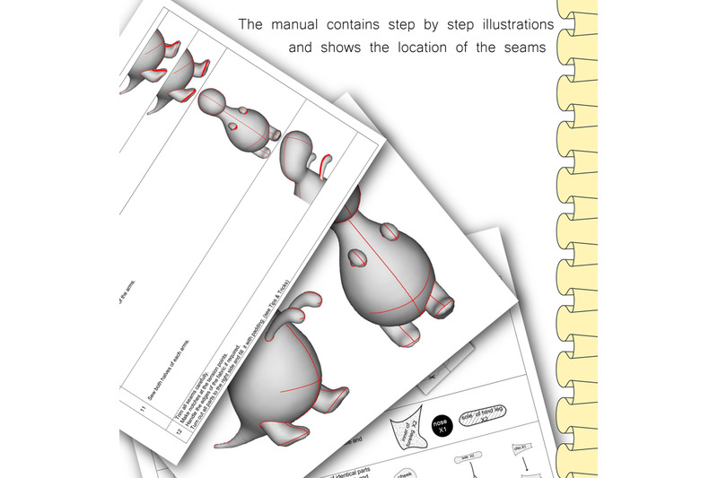 duck-pdf-plush-pattern-resizing-duck-easy-toy-sewing-pattern-plu