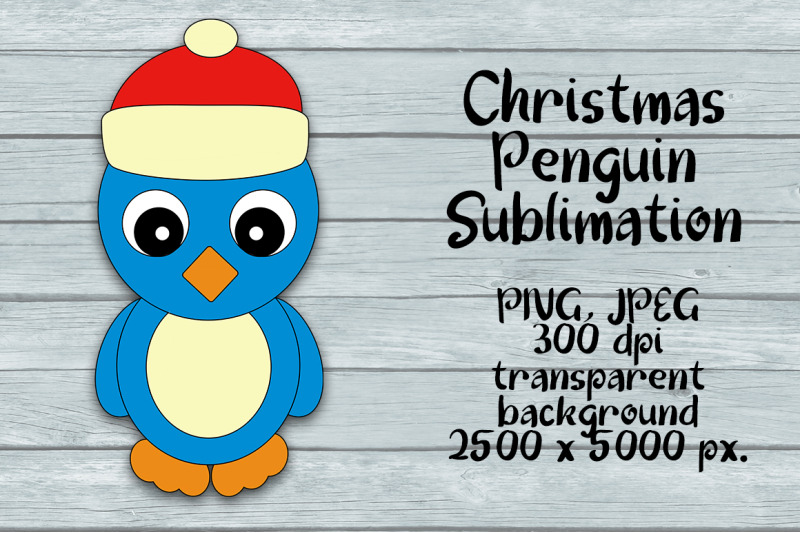 christmas-penguin-sublimation-png-design-animal-clipart