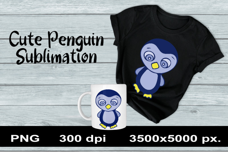 cute-penguin-sublimation-png-design-animal-clipart