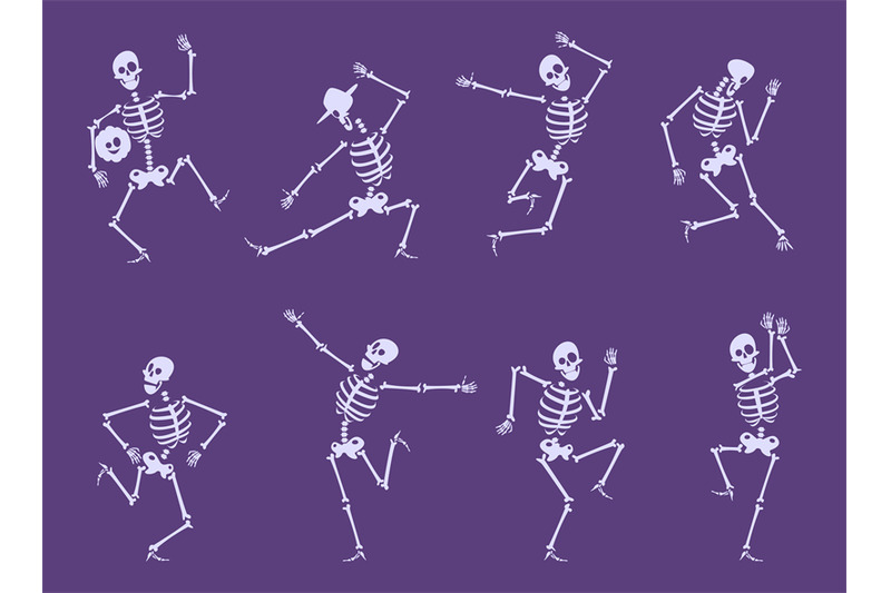 skeleton-dancing-party-funny-characters-dancers-poses-on-halloween-pa