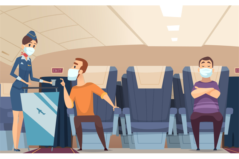 aircraft-passengers-airplane-danger-risk-communication-people-sitting