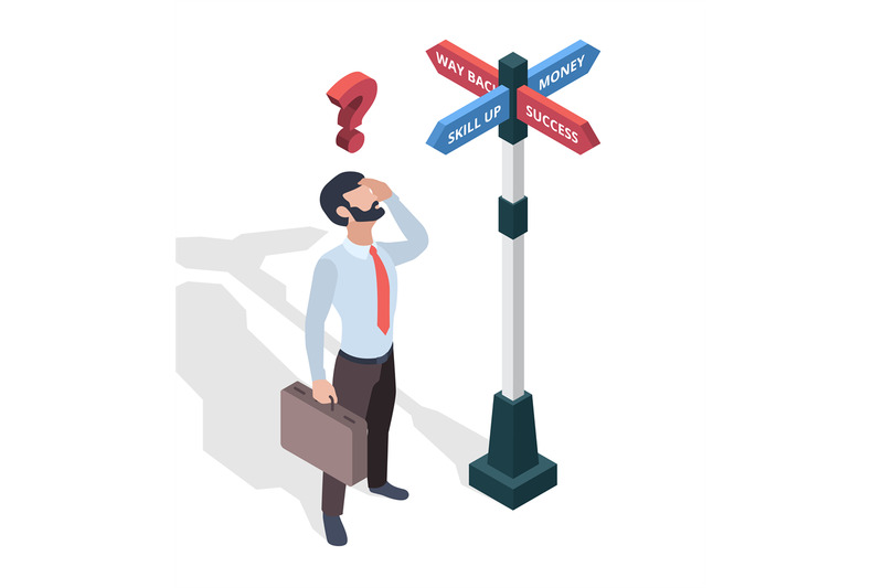 businessmen-choosing-destination-direction-arrows-pathway-man-looking