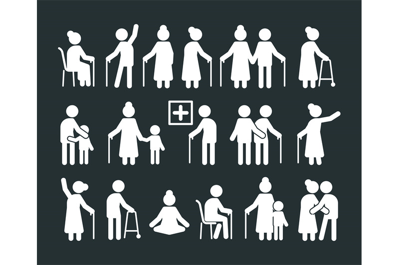 seniors-pictogram-elderly-people-standing-in-various-poses-old-parent