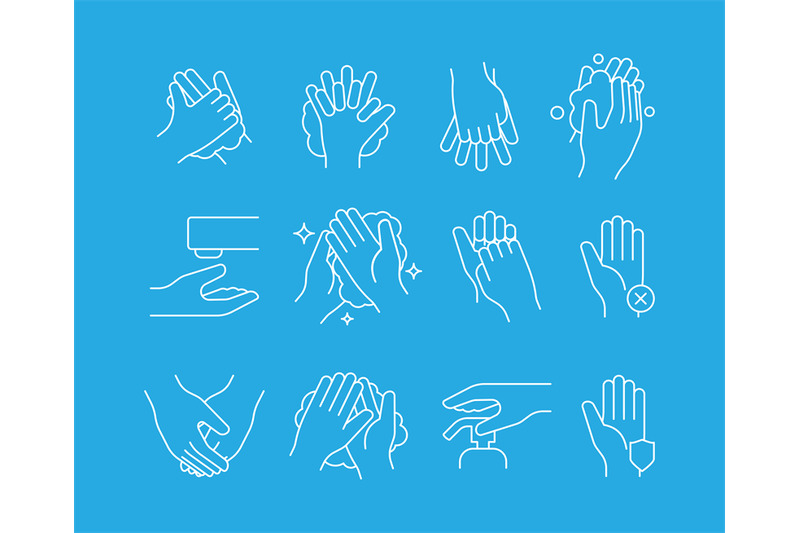 hand-washing-icon-self-hygiene-medical-symbols-cleaning-steps-vector