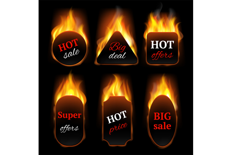 hot-special-offers-promo-banners-with-fire-flame-vector-realistic-tem