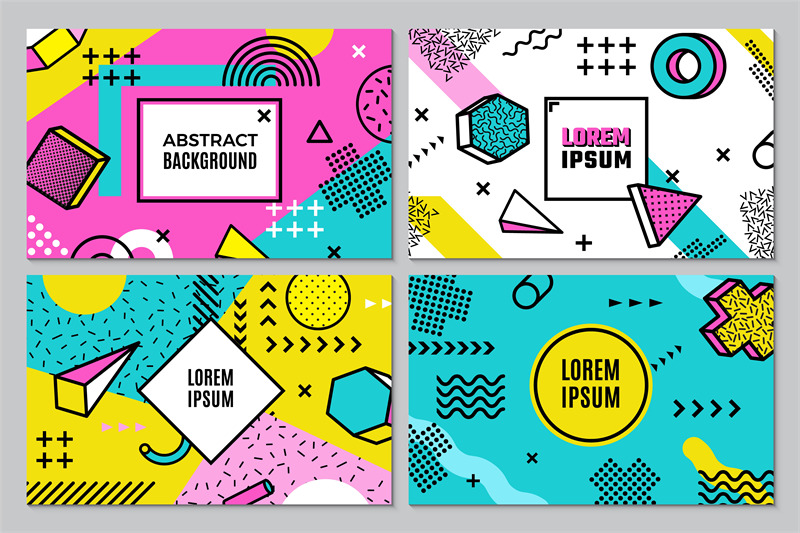 memphis-banners-abstract-geometric-background-funky-pop-art-style-ve