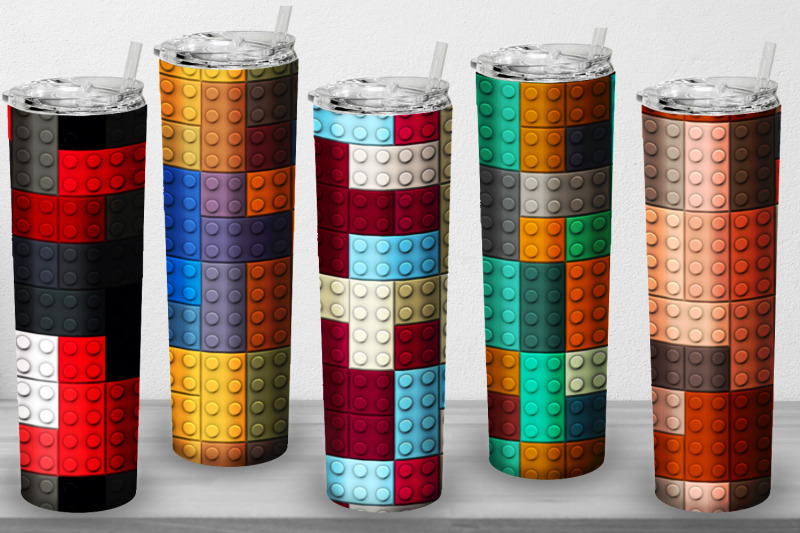 10-tumbler-tapered-20-oz-sublimation-lego-brick-wrap-design