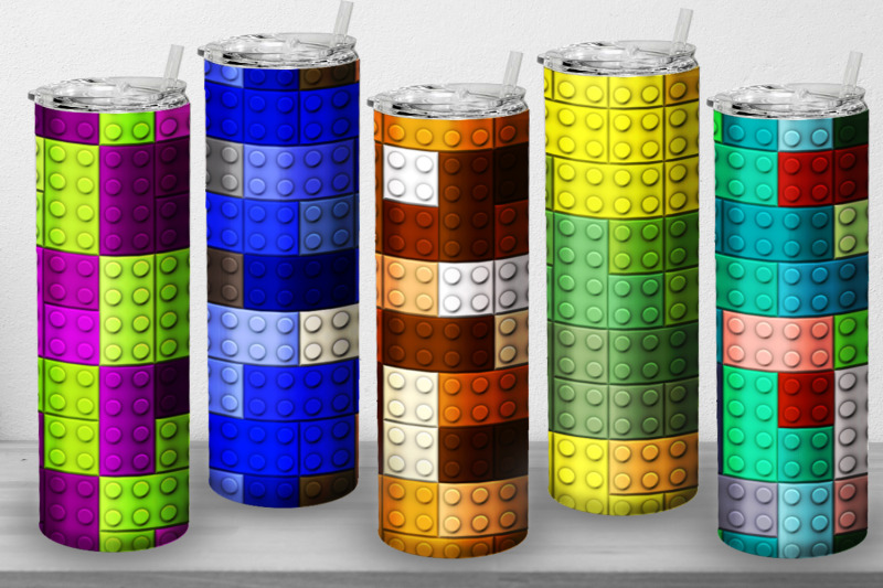 10-tumbler-straight-20-oz-sublimation-lego-brick-wrap-design