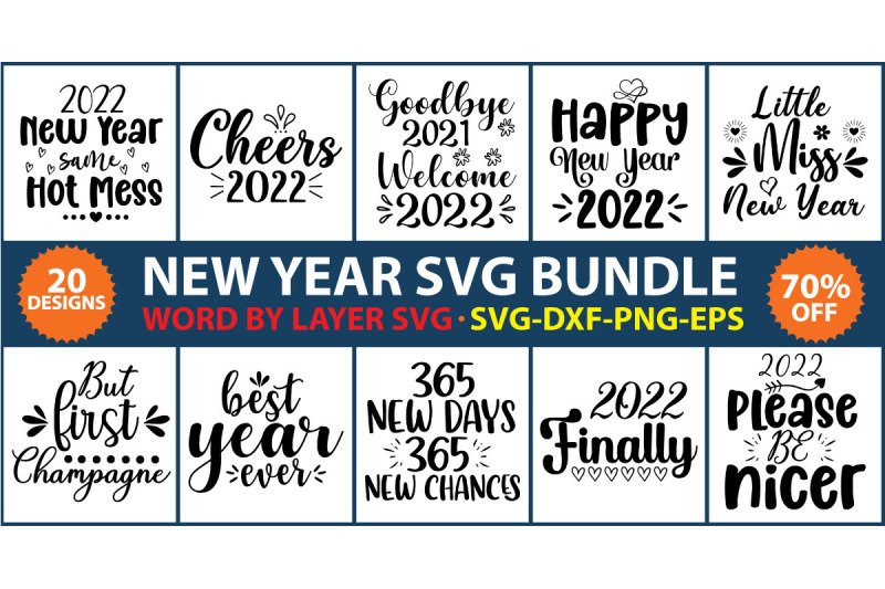 new-year-svg-bundle