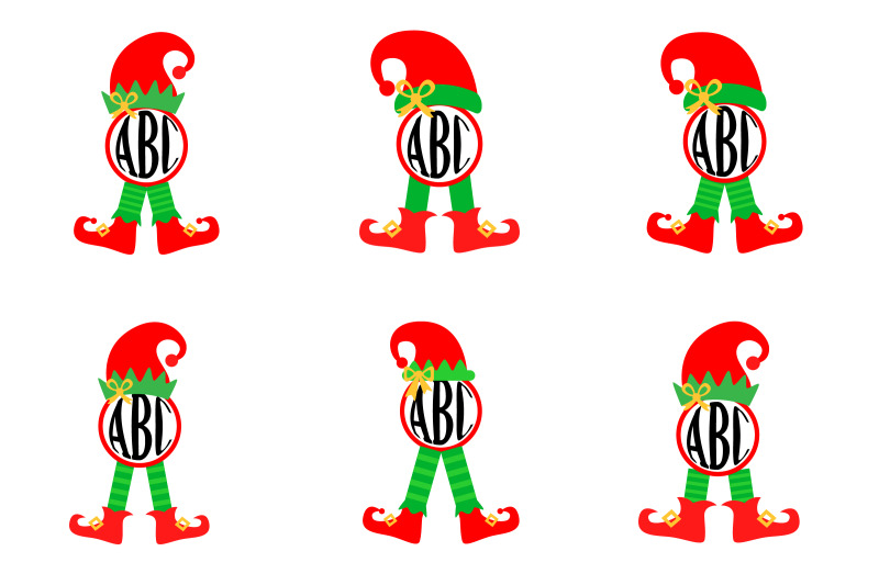 elf-monogram-svg-monogram-christmas-elf-svg-monogram-svg