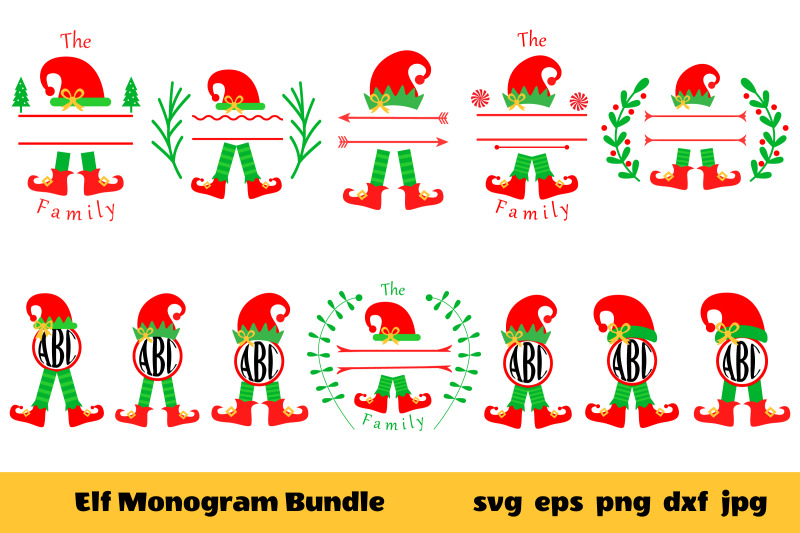 elf-monogram-svg-monogram-christmas-elf-svg-monogram-svg