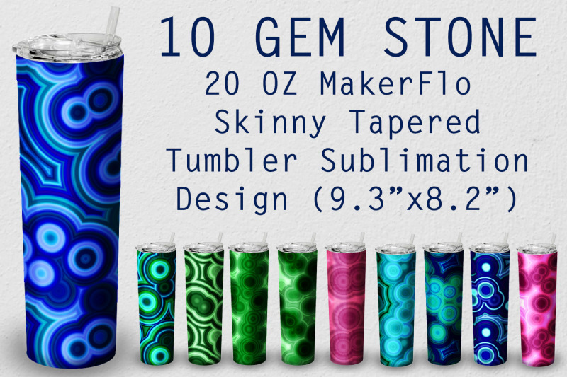 10-tumbler-tapered-20-oz-sublimation-gem-stone-wrap-design