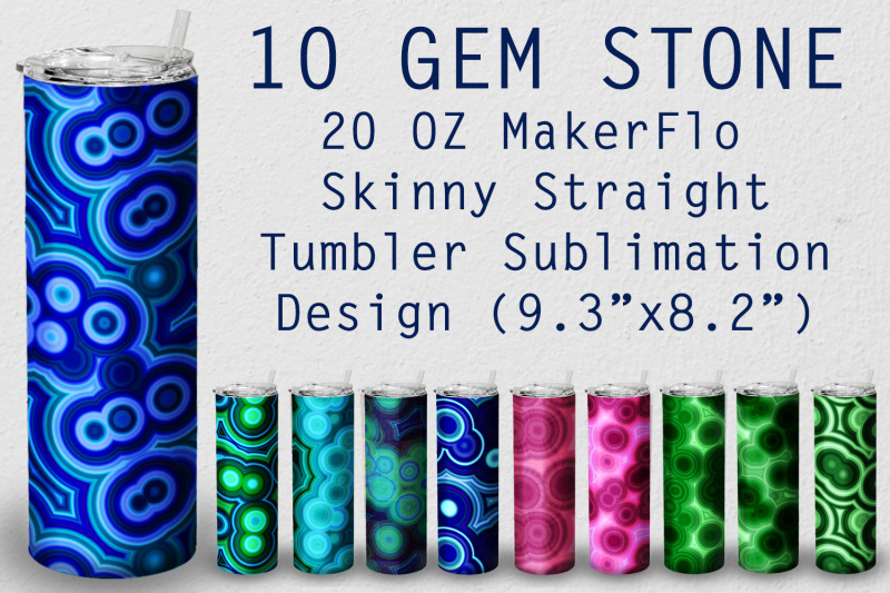 10-tumbler-straight-20-oz-sublimation-gem-stone-wrap-design