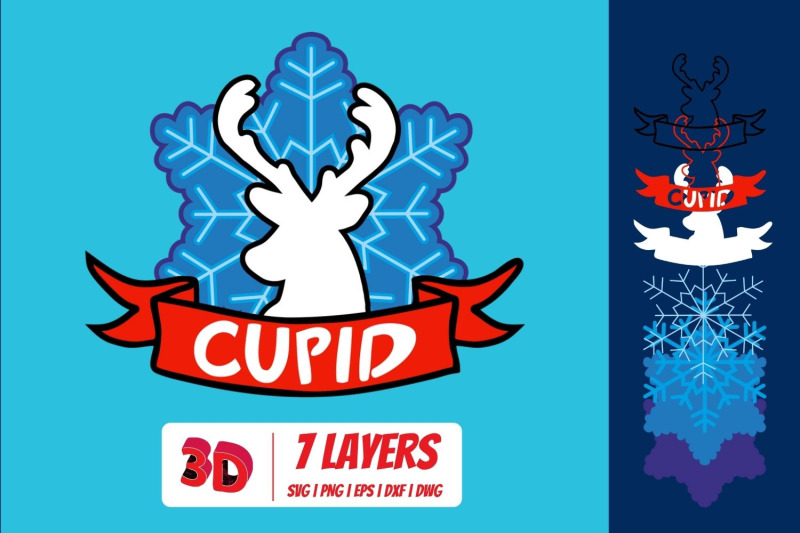 cupid-3d-layered-svg-cut-file