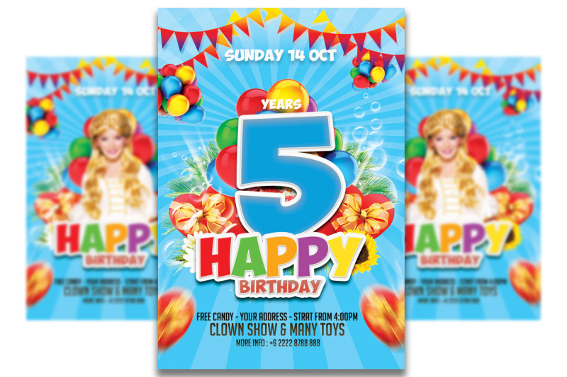 kids-birthday-party-flyer-template