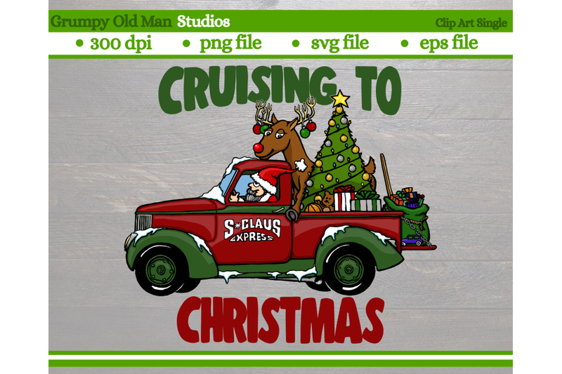 funny-cartoon-christmas-truck-with-santa-cruising-to-christmas