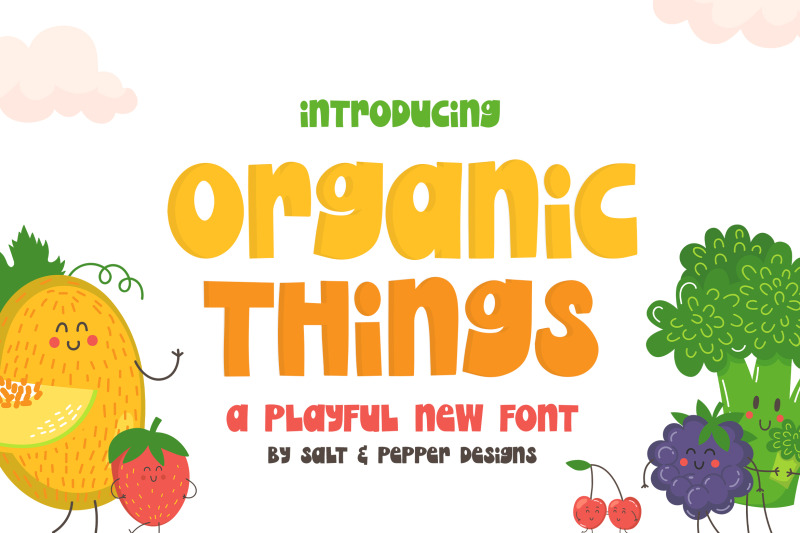 organic-things-font-kids-fonts-craft-fonts-crafter-fonts